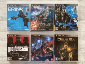 SONY PS3 Brink & Wolfenstein & Quantum & Knights Contract & Mind Jack & Deus Ex - Picture 1 of 14