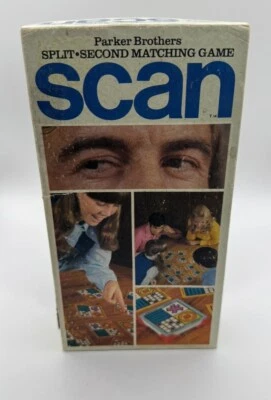 Parker Brothers 1970 Vintage Scan Card Game Matching Game Complete All Pieces - Image 1 of 4