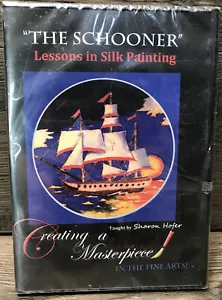 “THE SCHOONER” Lessons in Silk Painting DVD Sharon Gofer Creating a Masterpiece - Imagen 1 de 3