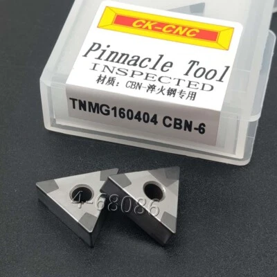 TNMG331 CBN / TNMG160404 CBN-6 Hardened steel Insert made of boron nitride MTJNR - Image 1 of 4