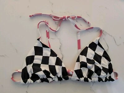 Двусторонний топ бикини Bloomie s x однотонный и полосатый. Размер M  - Изображение 1 из 2