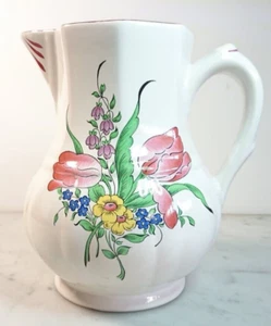 Vintage alter Steingutkrug von Lunéville K & G Collection Straßenlaterne Nr. 8 - Bild 1 von 8