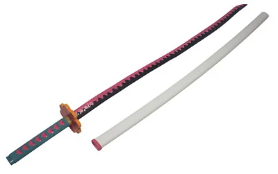 Halloween Party Cosplay Costume Kanroji Mitsuri Inflexible PVC Weapon Sword Prop - Image 1 of 4