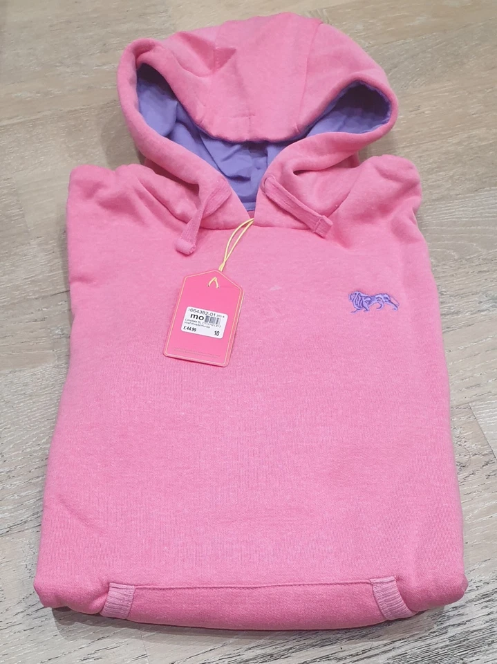 Lonsdale Hoodie OTH Ladies Hoody Hooded 10 Long Sleeve Classic Fit PINK RRP £45 - Image 1 of 1