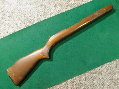 Estoque de madeira quadriculada Stevens Springfield 987 .22 S-L-LR original #4-1 - Imagem 1 de 4