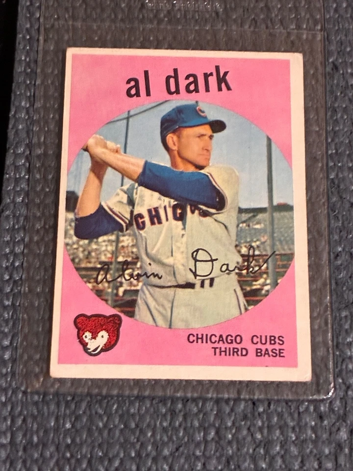 Topps Al Dark #502 1959 - sin pliegues - excelente Foto 1 de 2