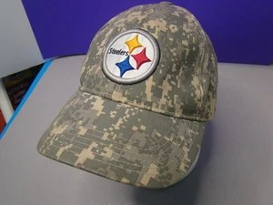 Cappello mimetico Pittsburgh Steelers Football Reebok squadra NFL copricapo taglia unica - Foto 1 di 10