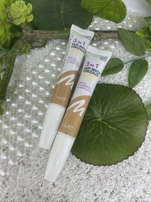 Manhattan 3 in 1 EASY MATCH CONCEALER 80 Warm Beige 2 Stück 2 x 7 ml *neu* - Bild 1 von 3