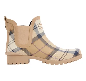 Barbour Bottes Femme Wellington Wilton Hessian Tartan LRF0066BR51 Beige - Bild 1 von 7