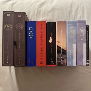 Lote de DVDs BTS Magic Shop, Love Yourself Tours, MOTS ON:E, WINGS Japón - Imagen 1 de 10
