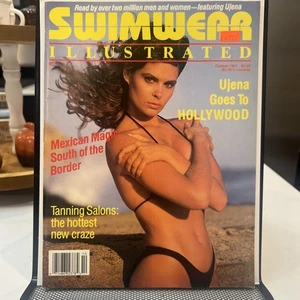 Swimwear Illustrated Magazine October 1987 Donna Stokes Cover No Label Newsstand - Picture 1 of 14