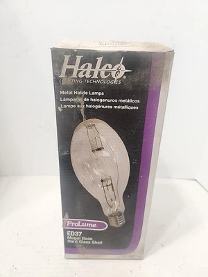 Halco Prolume Metal Halide ED37 Nickel Plated Brass Base - Image 1 of 2
