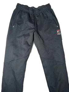 FILA Sweatpants Mens Drawstring Straight Athletic Zippered Pockets, Gray, XL - Bild 1 von 2