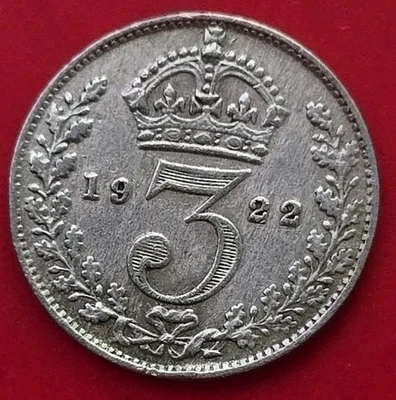1922 UK Threepence  - Image 1 of 2