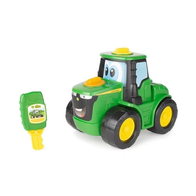 John Deere Key-n-Go Johnny Tractor - Interactive Toy Tractor with 15 Features -  - Immagine 1 di 4