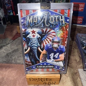Cam Skattebo 2025 Wild Card Mammoth National Exclusive Rookie 1/1 4x6 Giants - Picture 1 of 2