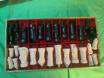 Готические скульптурные шахматы набор Ganine турнир издание - Изображение 1 из 4