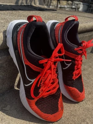 Nike React Flyknit Men's Running Shoes Size 12 Used Good Condition, Clean - Image 1 of 4