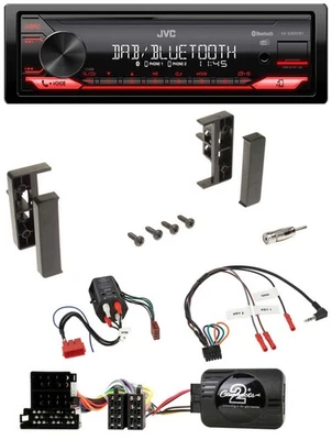 JVC Bluetooth USB DAB Lenkrad Autoradio für Audi A3 A4 A6 99-00 BOSE-Vollaktiv - Bild 1 von 4