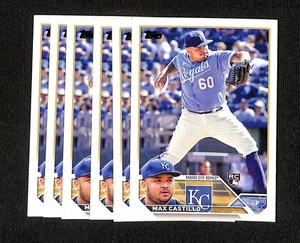 2023 Topps #251 Max Castillo Rookie 6 Card Lot Kansas City Royals - Bild 1 von 1