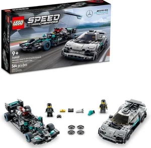 76909 LEGO Speed Champions Mercedes-AMG F1 W12 E Performance & Mercedes-AMG - Bild 1 von 5