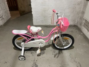 RoyalBaby Little Swan Mädchenfahrrad – 16 Zoll, Rosa, mit Stützräder , Top !!! - Bild 1 von 11
