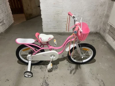 RoyalBaby Little Swan Mädchenfahrrad – 16 Zoll, Rosa, mit Stützräder , Top !!! - Bild 1 von 4