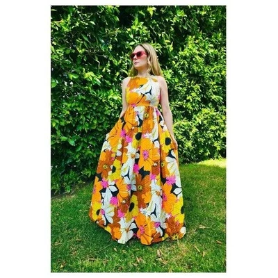Vintage 70s Handmade Floral Maxi Dress - Image 1 of 4