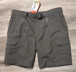 The North Face Cargo Shorts Size 38 Paramount II Asphalt Gray Nylon Gorpcore - Picture 1 of 9