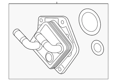 Refrigerador de transmisión genuino Honda 25560-5LJ-004 Foto 1 de 3