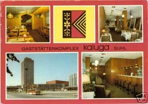 AK, Suhl, Gaststättenkomplex "Kaluga", vier Abb., 1985 - Picture 1 of 1