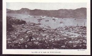 1924  --  JAPON   VILLE ET RADE DE NAGAZAKI  VUE HAUTE  W072 - Bild 1 von 1