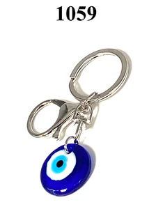 Turkish Evil Eye Charm Key Chain for Good Luck #1059 - Picture 1 of 4
