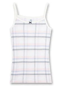 Girls Underwear With Bustier, White Checked V.Sanetta Gr.140-176 - Picture 1 of 5