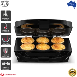 Mini Pie Maker, Essentials For You, Black, Pie Makers, Non Stick, Appliances - Picture 1 of 7