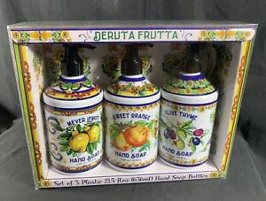 ✨Home and Body Co. Deruta Frutta Hand Soap Collection 3 Pack - 21.5 oz✨