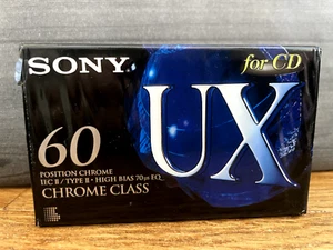 Cassette vierge SONY UX 60 CHROME - BLANK TAPE - SCEALED - Photo 1/1