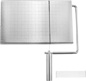 Stainless Steel Cheese Slicer Wire Cheese Cutter Board Kitchen Cutting Tool - Picture 1 of 6