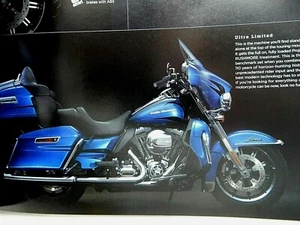 Harley-Davidson 2014 motocicletas modelo completo línea color folleto de ventas - Imagen 1 de 12