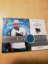 2006-07 Upper Deck UD Artifacts - Frozen Artifacts Jonathan Cheechoo Blue /50