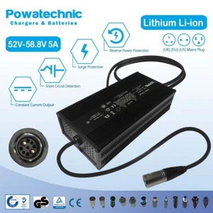 58.8V 5A UTS 2-pin Charger for Bultcao Brinco Discovery, R-B 52V ebike battery - Picture 1 of 1