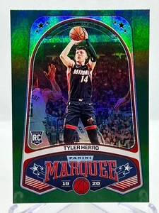 TYLER HERRO RC 2019-20 Panini Chronicles Marquee Basketball #252 GREEN Parallel - Picture 1 of 2