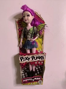Pixy Punks Doll Pretty'N'Punk - Pink Mo Hawk Hair NEW - Picture 1 of 3