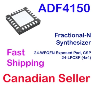 ADF4150 Fractional-N / Integer-N PLL Synthesizer 24-VFQFN AD Analog Devices - Picture 1 of 2