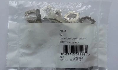 10 X ABLOY Keyblanks JMA ABL 1