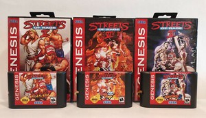 Streets of Rage 2 Fatal Fury Trilogy Crossover Sega Genesis/Mega Drive