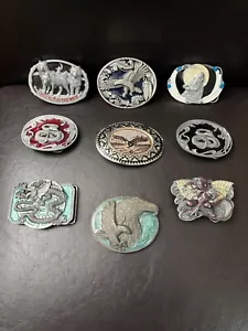 Hebilla de cinturón de metal con temática animal elige entre 9 estilos diferentes NUEVO - Imagen 1 de 20