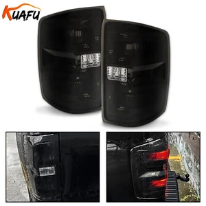 KUAFU Smoke Lens Tail Lights For Chevy Silverado GMC Sierra 2014-2019 2018 - Picture 1 of 20