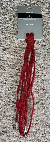 Nike AIR JORDAN Red Black FLAT SHOESTRING '54 LACCI nuovo vecchiono maga 2005s