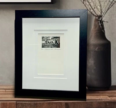 Гавайский блок искусства карандаш подпись Ширли Hasenyager «Растения для продажи» 15/30 винтажный - Изображение 1 из 4